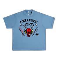 Pebble Blue hellfire club strangerthings Urban Heavy Tee - baoMotion