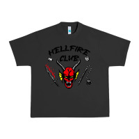 Pigment Black hellfire club strangerthings Urban Heavy Tee - baoMotion