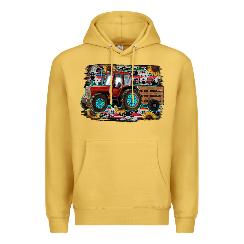 Western Tracktor Premium Hoodie by RanaPortraitStore | Teevron