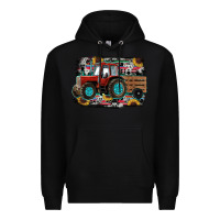 Black western tracktor Premium Hoodie - RanaPortraitStore