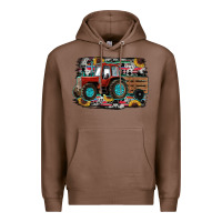 Chestnut western tracktor Premium Hoodie - RanaPortraitStore