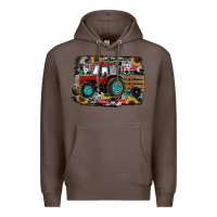 Coffee western tracktor Premium Hoodie - RanaPortraitStore