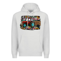 Dove Grey western tracktor Premium Hoodie - RanaPortraitStore