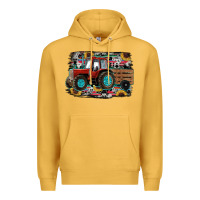 Mustard western tracktor Premium Hoodie - RanaPortraitStore