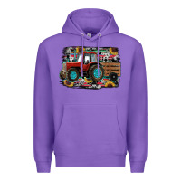 Purple western tracktor Premium Hoodie - RanaPortraitStore