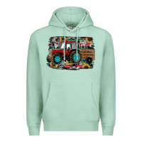Seafoam western tracktor Premium Hoodie - RanaPortraitStore