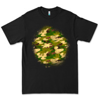 Black camouflage patch Premium Tee - BundleAndBundleShop
