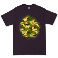 Plum camouflage patch Premium Tee - BundleAndBundleShop