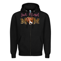 Black Jack Russel Mom Zipper Hoodie - Jasminsmagicworld