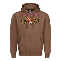 Chestnut Jack Russel Mom Zipper Hoodie - Jasminsmagicworld