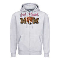 Heather Grey Jack Russel Mom Zipper Hoodie - Jasminsmagicworld