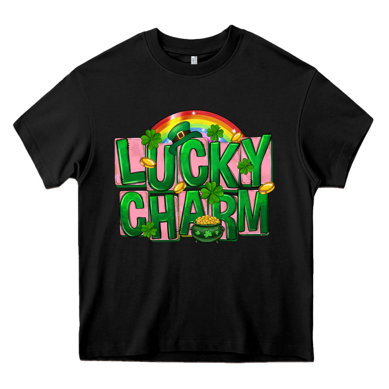 St. Patrick's Day Lucky Charm Heavy Core Tee by FaDigitalArtStudio | Teevron