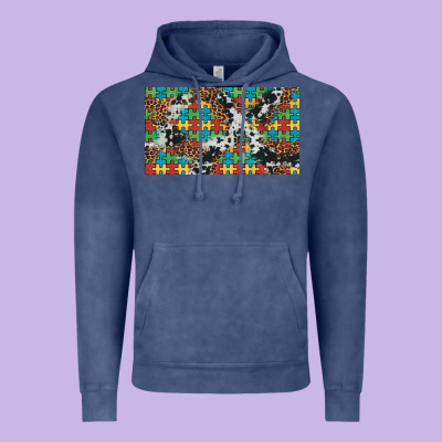 Western Autism  Cup Vintage Hoodie Designed By Artiststas