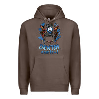 Coffee dental assistant messy bun Premium Hoodie - BarkalooDesign