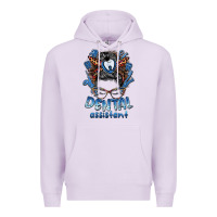 Lilac dental assistant messy bun Premium Hoodie - BarkalooDesign