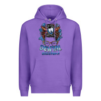 Purple dental assistant messy bun Premium Hoodie - BarkalooDesign