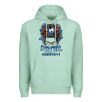 Seafoam dental assistant messy bun Premium Hoodie - BarkalooDesign