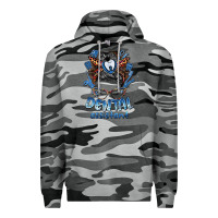 Slate Camo dental assistant messy bun Premium Hoodie - BarkalooDesign