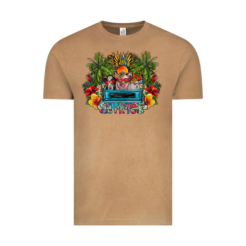 Summer Vintage Tee by CowhideDigitalArt | Teevron