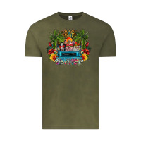 Vintage Olive Summer Vintage Tee - CowhideDigitalArt