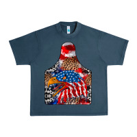Midnight Navy america Urban Heavy Tee - CowhideDigitalArt