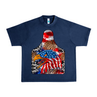 Navy america Urban Heavy Tee - CowhideDigitalArt