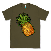 Army Green pineapple Classic Tee - Jasminsmagicworld