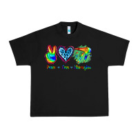 Black Peace Love Hairstylist Urban Heavy Tee - Jasminsmagicworld