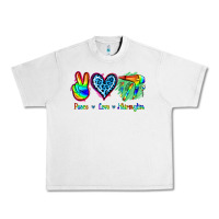 Lunar Rock Peace Love Hairstylist Urban Heavy Tee - Jasminsmagicworld