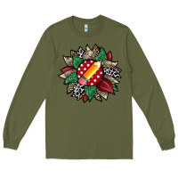Army Green teacher sunflower Long Sleeve Tee - RacoonDesign
