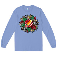 Colony Blue teacher sunflower Long Sleeve Tee - RacoonDesign