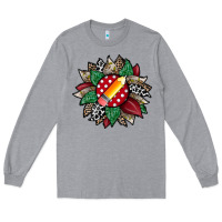 Heather Grey teacher sunflower Long Sleeve Tee - RacoonDesign
