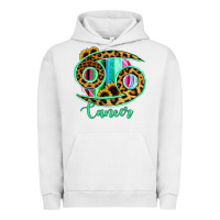 Pigment Lunar Rock Cancer Zodiac Sign Sunflower Leopard Serape Urban Hoodie - RanaPortraitStore