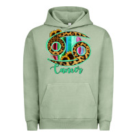 Pigment Oil Green Cancer Zodiac Sign Sunflower Leopard Serape Urban Hoodie - RanaPortraitStore