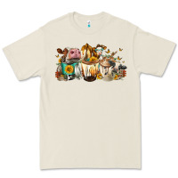 Bone Cows and coffee Premium Tee - FaDigitalArtStudio