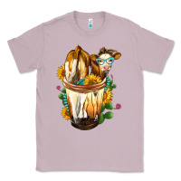 Lilac Simmental Cow Bobba Cup Classic Tee - FaDigitalArtStudio