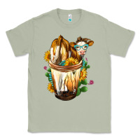 Matcha Simmental Cow Bobba Cup Classic Tee - FaDigitalArtStudio