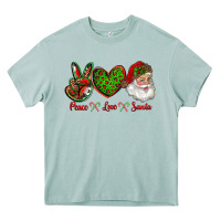 Arona peace love santa Heavy Core Tee - RanaPortraitStore