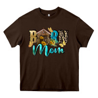 Chocolate Brown Barn mom Mother's Day Heavy Core Tee - FaDigitalArtStudio