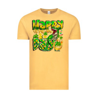 Vintage Mustard Happy St Patricks Rex Day Vintage Tee - CowhideDigitalArt