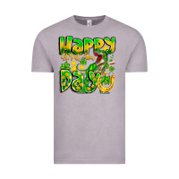 Vintage Zinc Happy St Patricks Rex Day Vintage Tee - CowhideDigitalArt