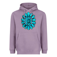 Lavender turquoise gemstone jewelny Heavyweight Hoodie - RanaPortraitStore