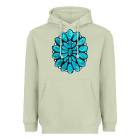 Matcha turquoise gemstone jewelny Heavyweight Hoodie - RanaPortraitStore