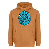 Meerkat turquoise gemstone jewelny Heavyweight Hoodie - RanaPortraitStore