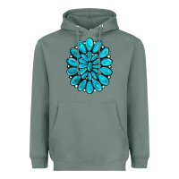 Sage turquoise gemstone jewelny Heavyweight Hoodie - RanaPortraitStore
