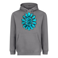Storm turquoise gemstone jewelny Heavyweight Hoodie - RanaPortraitStore