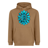 Toasted Coconut turquoise gemstone jewelny Heavyweight Hoodie - RanaPortraitStore