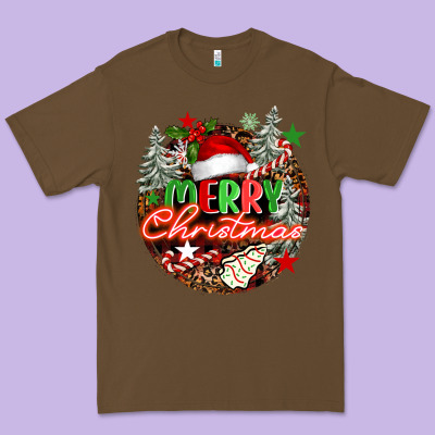 Merry Christmas Premium Tee Designed By Fadigitalartstudio