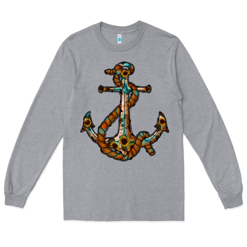 Western Anchor Long Sleeve Tee by RacoonDesign | Teevron