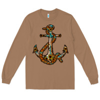 Toasted Coconut western anchor Long Sleeve Tee - RacoonDesign